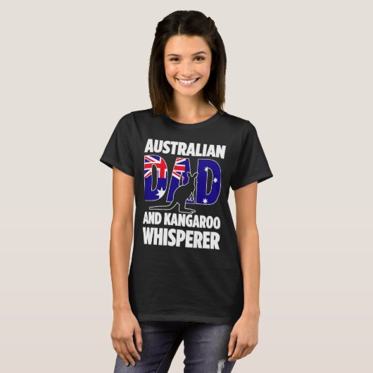Australië voor forel Australian Aussie Australië R T-shirt (Voorkant volledig)