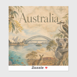 Australië voor liefhebbers van Australië Sticker