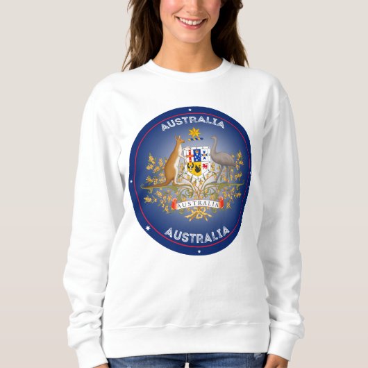 Australië Wapen Cirkelvorm Trui (Voorkant)