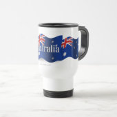 Australië Waving Flag Reisbeker (Voorkant rechts)
