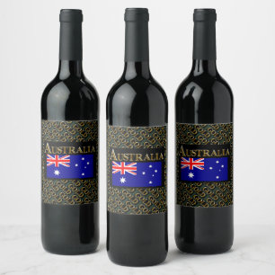 AUSTRALIË WIJN ETIKET