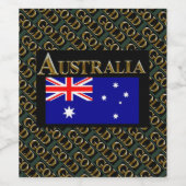 AUSTRALIË WIJN ETIKET (Enkel label)