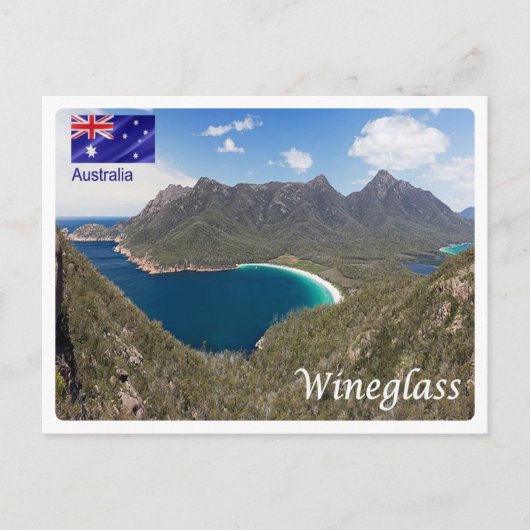 Australië - Wineglass Bay - Briefkaart (Voorkant)