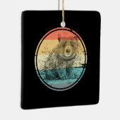 Australië Wombat Keramisch Ornament (Rechts)