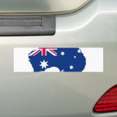 Australien Flagge Australia Style Design Bumpersticker (Op auto)