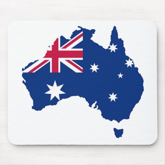Australien Flagge Australia Style Design Muismat (Voorkant)