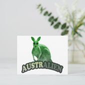 AustrAlien t-shirt Briefkaart (Staand voorkant)