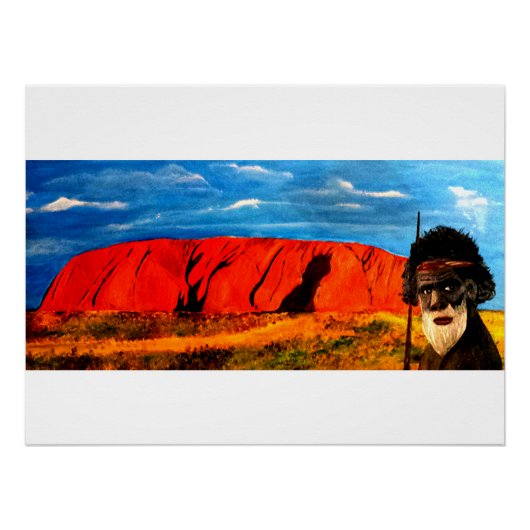 Australien Uluru Perfect Poster (Voorkant)