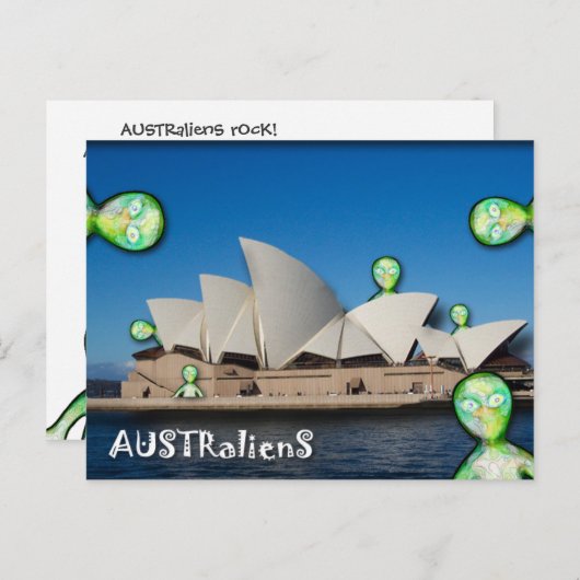AUSTRalienS OcK! Briefkaart (Voorkant / Achterkant)
