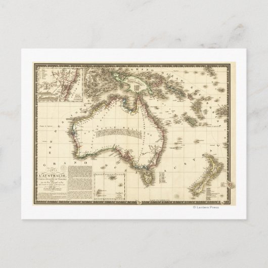 AustraliëPanoramaAustralië 2 Briefkaart (Voorkant)