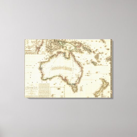 AustraliëPanoramaAustralië 2 Canvas Afdruk (Voorkant)