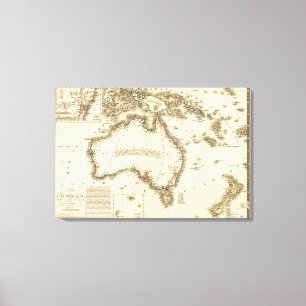 AustraliëPanoramaAustralië 2 Canvas Afdruk