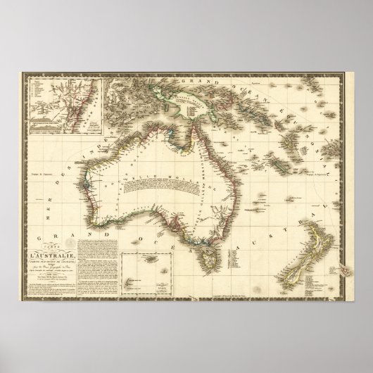 AustraliëPanoramaAustralië 2 Poster (Voorkant)