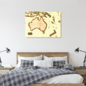 AustraliëPanoramaAustralië Canvas Afdruk (Insitu (Slaapkamer))