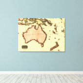 AustraliëPanoramaAustralië Canvas Afdruk (Insitu (Houten vloer))