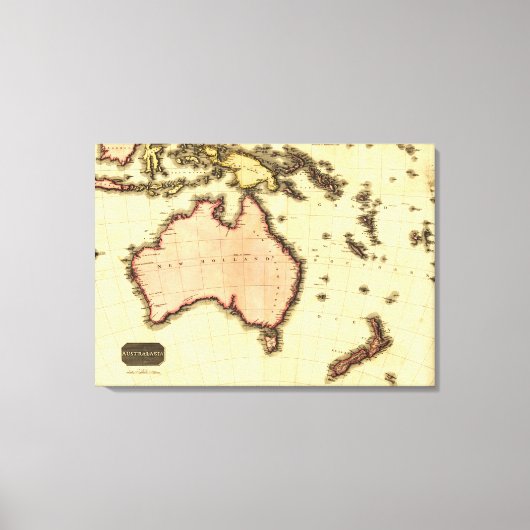 AustraliëPanoramaAustralië Canvas Afdruk (Voorkant)