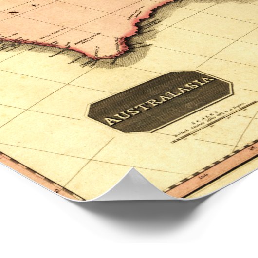 AustraliëPanoramaAustralië Poster (Hoek)