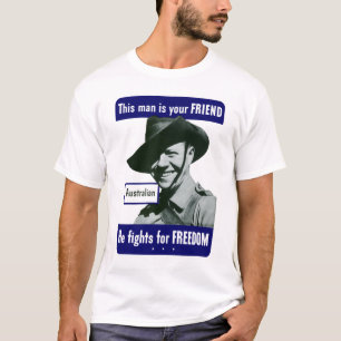Australiër — Dit Man is je vriend T-shirt