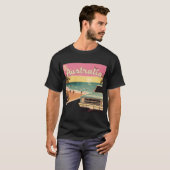 Australiër Retro Beach Vacation Graphics Australia T-shirt (Voorkant volledig)