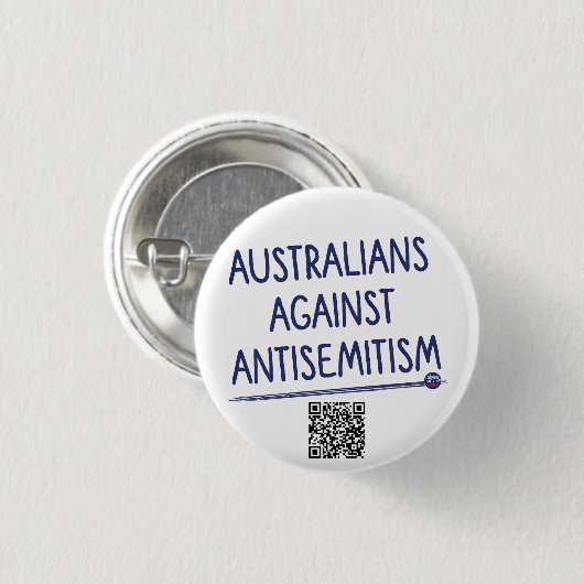 Australiërs tegen antisemitisme - Pin / Button (Voorkant /achterkant)