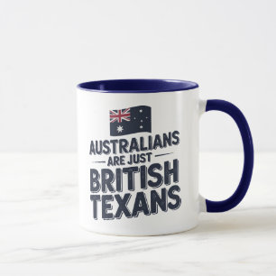 Australiërs zijn gewoon Britse Texanen Mok
