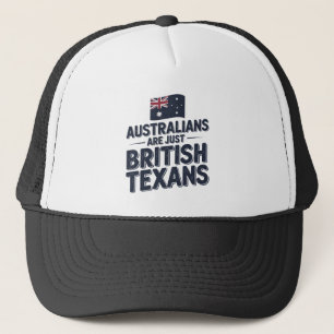 Australiërs zijn gewoon Britse Texanen Trucker Pet