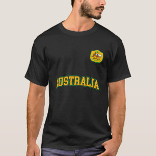 Australiëteam Sportsport Australische vlag Jerse v T-shirt