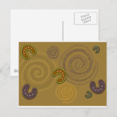 Australisch aboriginal Art - The Gathering Briefkaart (Voorkant / Achterkant)