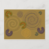 Australisch aboriginal Art - The Gathering Briefkaart (Voorkant)