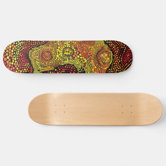 Australisch Aboriginal- Continent Skateboard (Horizontaal)
