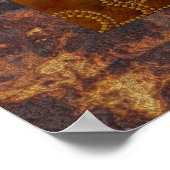 Australisch Aboriginal Desert Heat Poster (Hoek)