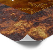 Australisch Aboriginal Desert Heat Poster (Hoek)