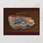 Australisch Aboriginal Dolphin Dreaming Briefkaart (Voorkant)