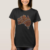 Australisch Aboriginal Indegineous Aussie T-shirt (Voorkant)