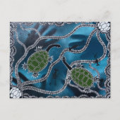 Australisch Aboriginal schildpad Briefkaart (Voorkant)