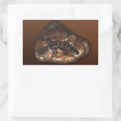 Australisch Aboriginal-stijl Platypus Art Rechthoekige Sticker (Tas)