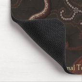 Australisch Aboriginal Style Kangaroo & Lizards Muismat (Hoek)