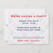 Australisch-Amerikaanse golfvlag Kaart (Achterkant)