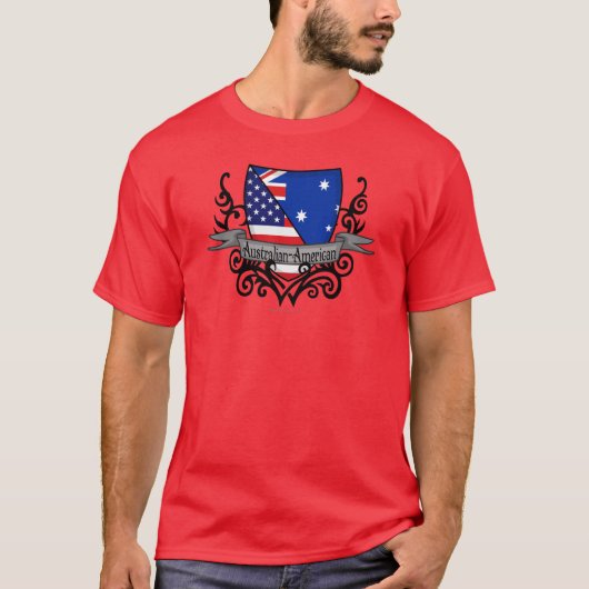 Australisch-Amerikaanse vlag T-shirt (Voorkant)