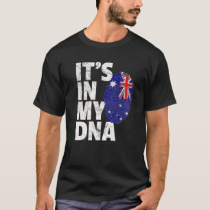 Australisch Australië Vlag in mijn DNA-kerst T-shirt