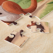 Australisch avontuur met kleine kangoeroes legpuzzel (Zijkant)