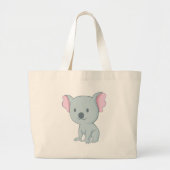 Australisch Baby Koala Beer Grote Tote Bag (Voorkant)