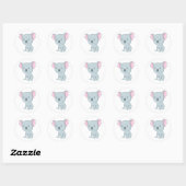 Australisch Baby Koala Beer Ronde Sticker (Vel)