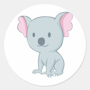 Australisch Baby Koala Beer Ronde Sticker