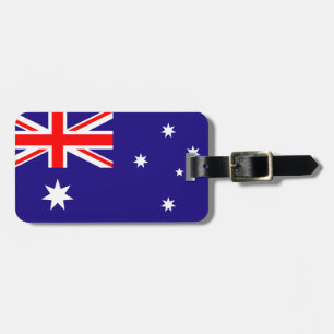 Australisch bagagelabel van de vlag voor zakken en