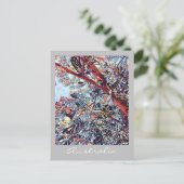 Australisch Banksia: inheems plant Briefkaart (Staand voorkant)