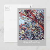 Australisch Banksia: inheems plant Briefkaart (Voorkant / Achterkant)