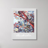 Australisch Banksia: inheems plant Canvas Afdruk (Voorkant)