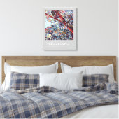 Australisch Banksia: inheems plant Canvas Afdruk (Insitu (Slaapkamer))