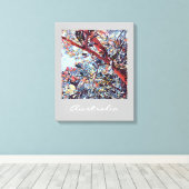 Australisch Banksia: inheems plant Canvas Afdruk (Insitu (Houten vloer))